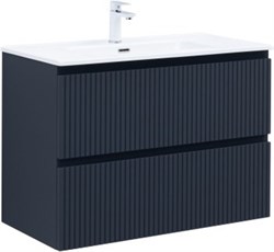 AQUANET Тумба с раковиной Джейн 90 цв.маренго (раковина Flat) AQUANET-332538