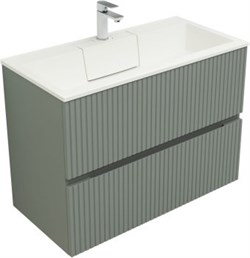 AQUANET Тумба с раковиной Джейн 90 цв.мисти грин (раковина Фортуна) AQUANET-332518