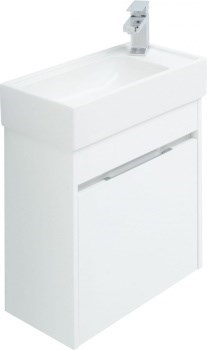 AQUANET Тумба с раковиной Лидс 50 белый AQUANET-240480