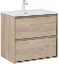 AQUANET Тумба с раковиной Милан (Flash) 70 цв. дуб светлый AQUANET-340337