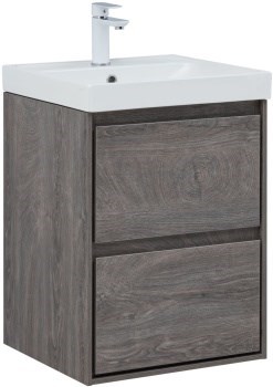 AQUANET Тумба с раковиной Милан 50 цв. дуб рошелье AQUANET-340156