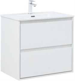 AQUANET Тумба с раковиной Милан 70 цв. белый глянец AQUANET-340153