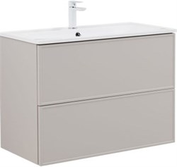 AQUANET Тумба под раковину Арт 90 бежевый AQUANET-343968