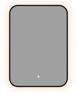 AQUANET Зеркало Контур 500х700 LED TX черный AQUANET-367648