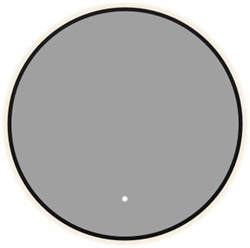 AQUANET Зеркало Контур D 600 LED TX черный AQUANET-367652