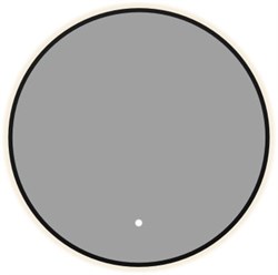 AQUANET Зеркало Контур D 770 LED TX черный AQUANET-367653