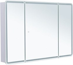 AQUANET Зеркальный шкаф Оптима 120 с LED подсветкой AQUANET-341429