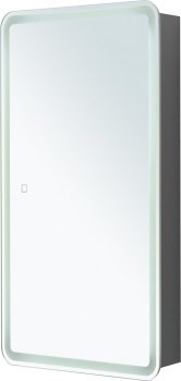 AQUANET Зеркальный шкаф Оптима 40 с LED подсветкой AQUANET-357143