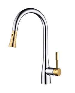 DK Смеситель для кухни с выдвижной лейкой Rhein.Schiller DA1462504A DA1462504A