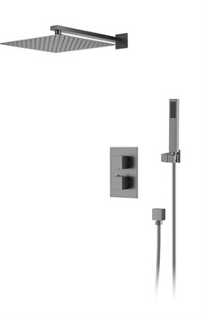 DK Душевая система для душа Bayern.Liszt DA2515706A04 встраиваемый термостатический серый графит DA2515706A04