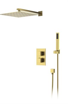 DK Душевая система для душа Bayern.Liszt DA2515707A04 встраиваемый термостатический матовое золото DA2515707A04
