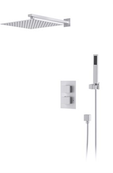DK Душевая система для душа Bayern.Liszt DA2515708A04 встраиваемый термостатический матовый белый DA2515708A04