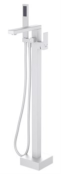 DK Напольный смеситель для ванны с душем Bayern.Liszt DA1516008 матовый белый DA1516008