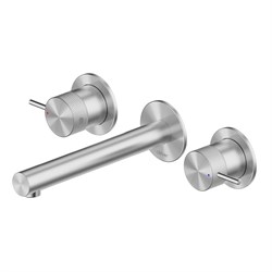 ABBER Смеситель Emotion 316 AF88121BST-M для раковины скрытого монтажа, брашированная сталь AF88121BST-M