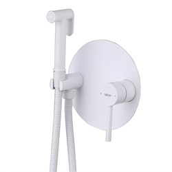 ABBER Смеситель Emotion AF8826W с гигиеническим душем, белый матовый AF8826W