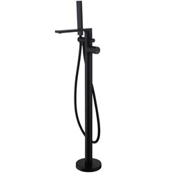 ABBER Смеситель Rund AF8715B напольный, черный матовый AF8715B