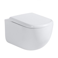 ABBER Унитаз Bequem AC1134T подвесной белый, безободковый, смыв торнадо AC1134T