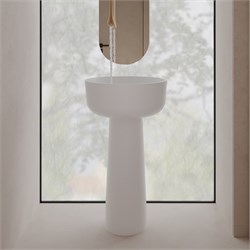 ABBER Раковина отдельностоящая Stein AS2553 белая матовая AS2553