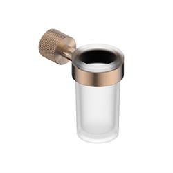 ABBER Стакан для зубных щеток с держателем Pol 316 AA1961BRG брашированное розовое золото AA1961BRG