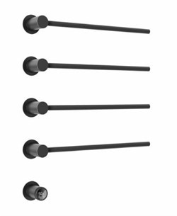 SANCOS Полотенцесушитель электрический встраиваемый Linea черный матовый SC14001MB SC14001MB