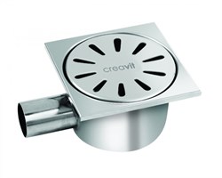 CREAVIT Трап для пола 10*10 D32 FS112