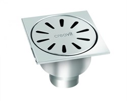 CREAVIT Трап для пола 15*15 D50 FS156A