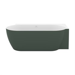 RAVAK Ванна FREEDOM Corner II TEC R 1750x860 пристенная ЗЕЛЕНАЯ (слив-перелив - БЕЛЫЙ) CC81200000