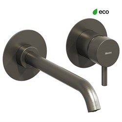 RAVAK Смеситель для умывальника скрытого монтажа Espirit ES 019.20GB.O1.RB07B, для R-Box, брашированный графит X070315