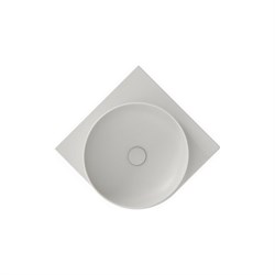 RAVAK Умывальник Yard 450 C керамический без отверстия под смеситель СЕРЫЙ XJX0O045000