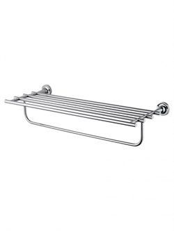 WONZON & WOGHAND Полотенцедержатель с полкой SIMPLE, Хром (WW-6581) WW-6581