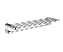 WONZON & WOGHAND Полотенцедержатель с полкой , Хром (WW-V3902-CR) WW-V3902-CR
