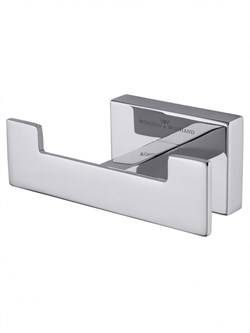 WONZON & WOGHAND Двойной крючок для ванной FLAT, Хром (WW-9725) WW-9725