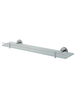 WONZON & WOGHAND Стеклянная полка для ванной EASY, Хром (WW-8127) WW-8127