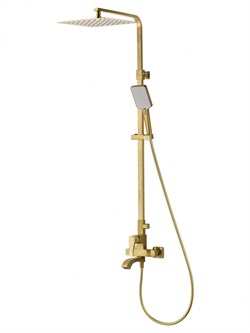 WONZON & WOGHAND Душевая система FLEX, Брашированное золото (WW-88047072-BG) WW-88047072-BG