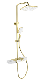 WONZON & WOGHAND Душевая система Shelf, Брашированное золото (WW-B3552-BG) WW-B3552-BG