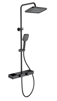 WONZON & WOGHAND Душевая система Shelf, Черный матовый (WW-B3552-MB) WW-B3552-MB