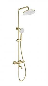WONZON & WOGHAND Душевая система с термостатом CAPSULE, Брашированное золото (WW-B3031-A1-BG) WW-B3031-A1-BG