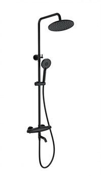 WONZON & WOGHAND Душевая система с термостатом CAPSULE, Черный матовый (WW-B3031-A3-MB) WW-B3031-A3-MB
