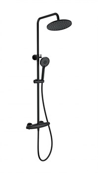 WONZON & WOGHAND Душевая система с термостатом CAPSULE, Черный матовый (WW-B3031-A-MB) WW-B3031-A-MB