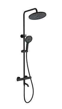 WONZON & WOGHAND Душевая система с термостатом INN 3, Черный матовый (WW-B3065-T1-MB) WW-B3065-T1-MB
