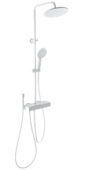 WONZON & WOGHAND Душевая система с термостатом MUSE Forte, Белый матовый (WW-B3580-MW) WW-B3580-MW