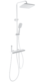 WONZON & WOGHAND Душевая система с термостатом MUSE Legato, Белый матовый (WW-B4129-MW) WW-B4129-MW