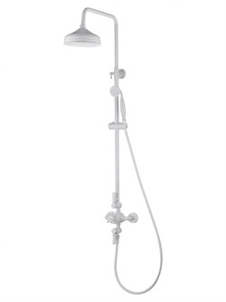 WONZON & WOGHAND Душевая система с термостатом RETRO, Белый матовый (WW-B3041-MW) WW-B3041-MW