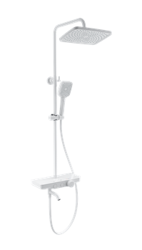 WONZON & WOGHAND Душевая система с термостатом , Белый матовый (WW-B3099-A-MW) WW-B3099-A-MW