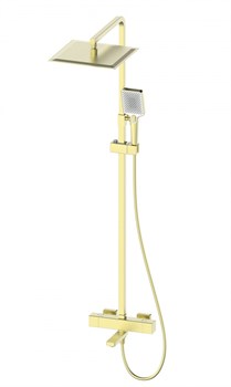 WONZON & WOGHAND Душевая система с термостатом , Брашированное золото (WW-88739901-BG) WW-88739901-BG