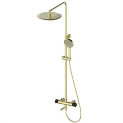 WONZON & WOGHAND Душевая система с термостатом , Брашированное золото (WW-88739902-BG) WW-88739902-BG
