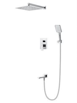WONZON & WOGHAND Душевая система встраиваемая CUBE 2.0, Хром (WW-88087068-CR) WW-88087068-CR