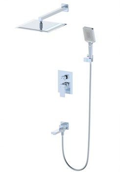 WONZON & WOGHAND Душевая система встраиваемая CUBE, Хром (WW-88939016-CR) WW-88939016-CR