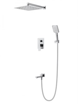 WONZON & WOGHAND Душевая система встраиваемая EDGE, Хром (WW-88939003-CR) WW-88939003-CR