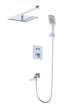 WONZON & WOGHAND Душевая система с термостатом встраиваемая , Хром (WW-88929003-CR) WW-88929003-CR